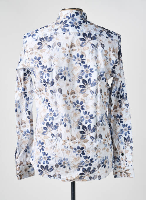 Chemise manches longues imprimé fantaisie blanc BENSON & CHERRY homme