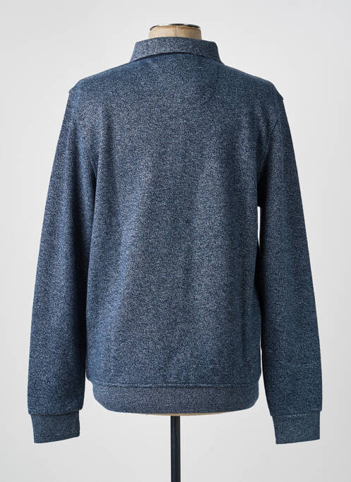 Pull manches longues manches longues bleu CAPTEN homme