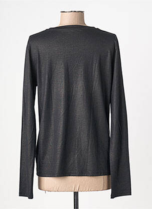 T-shirt manches longues manches longues noir MAJESTIC FILATURES femme