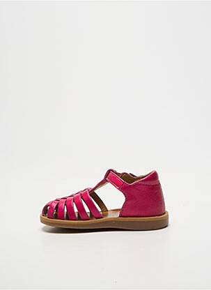 Sandales/nu pieds bout rond bout rond rose POM D'API fille