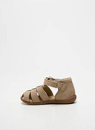 Sandales/nu pieds bout rond bout rond beige POM D'API garçon