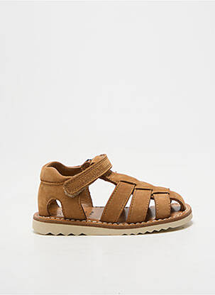 Sandales/nu pieds bout rond bout rond marron POM D'API garcon