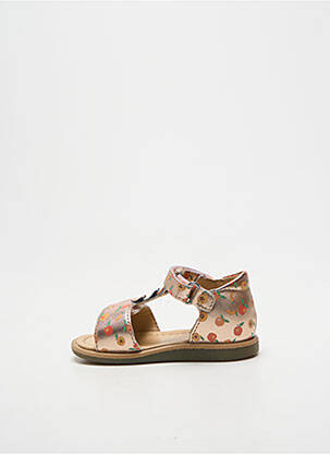 Sandales/nu pieds impression bout ouvert or SHOO POM fille