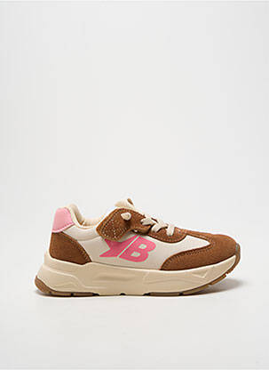 Baskets fermeture lacets bout rond marron BONTON fille