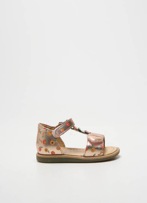 Sandales/nu pieds impression bout ouvert or SHOO POM fille