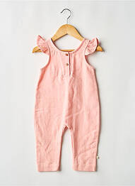 Combi-pantalon fermeture boutonnée au dos sans manche rose LPC GIRLS fille