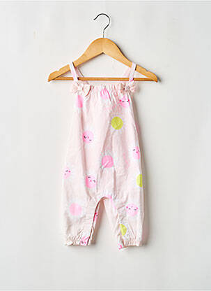 Combi-pantalon fermeture boutonnée au dos fines bretelles rose BILLIEBLUSH fille