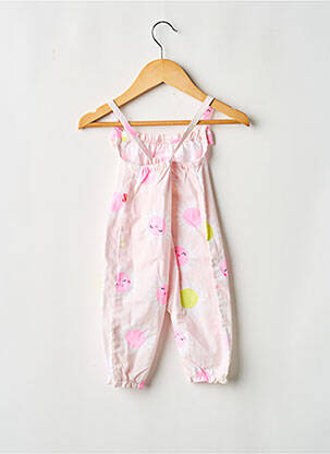 Combi-pantalon fermeture boutonnée au dos fines bretelles rose BILLIEBLUSH fille