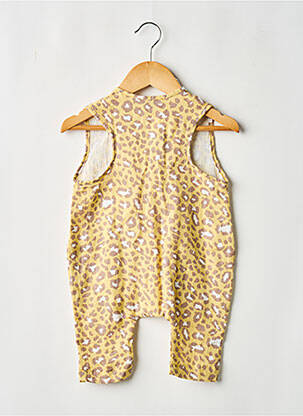 Combi-pantalon imprimé fantaisie sans manche jaune TOCOTO VINTAGE fille