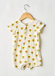 Combishort resserrée sur le bas manches courtes beige BOBO CHOSES fille