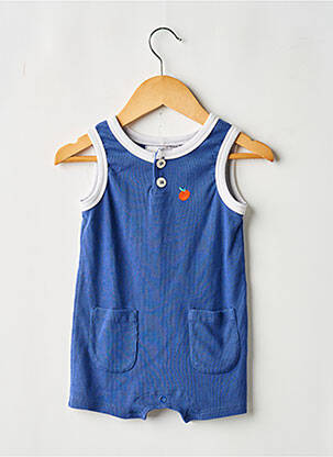 Combishort fermeture boutonnée sur le devant sans manche bleu BOBO CHOSES garçon