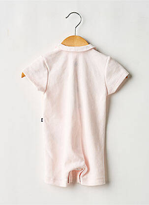Combishort manches courtes manches courtes rose PETIT BATEAU fille