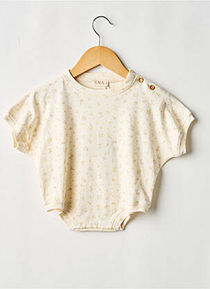 Body lingerie col rond beige UAUA fille