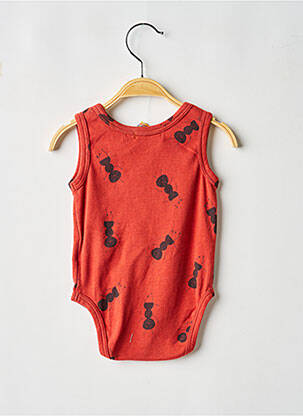 Body lingerie imprimé fantaisie rouge BOBO CHOSES garçon
