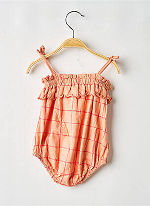 Barboteuse imprimé fantaisie orange SPROET & SPROUT fille