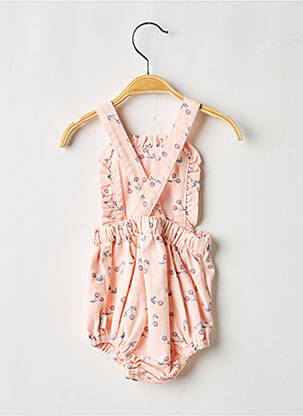 Barboteuse imprimé fantaisie rose TOCOTO VINTAGE fille