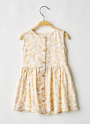Robe mi-longue sans manche sans manche beige LPC GIRLS fille