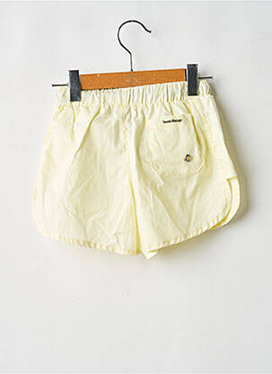 Short fermeture liens à nouer taille élastique jaune TOCOTO VINTAGE fille