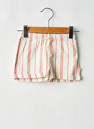 Short fermeture liens à nouer taille élastique beige ARSENE ET LES PIPELETTES garcon