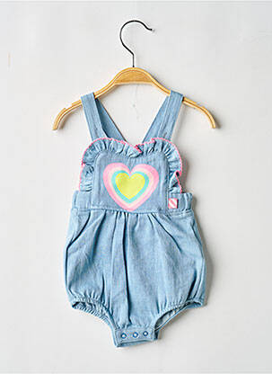 Barboteuse fermeture pressionnée à l'entrejambe bleu BILLIEBLUSH fille