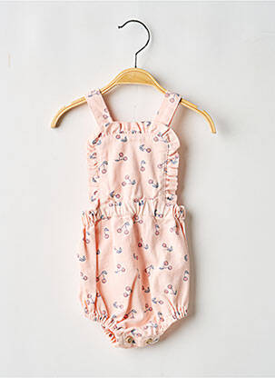 Barboteuse imprimé fantaisie rose TOCOTO VINTAGE fille