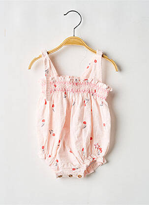 Barboteuse imprimé fantaisie rose TOCOTO VINTAGE fille