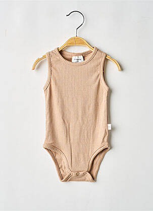 Body lingerie fermeture pressionnée à l'entrejambe beige LÄSSIG enfant