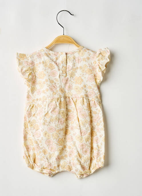 Barboteuse imprimé fantaisie sans manche beige LPC GIRLS fille