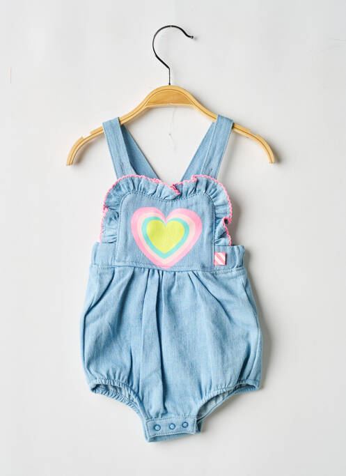 Barboteuse fermeture pressionnée à l'entrejambe bleu BILLIEBLUSH fille