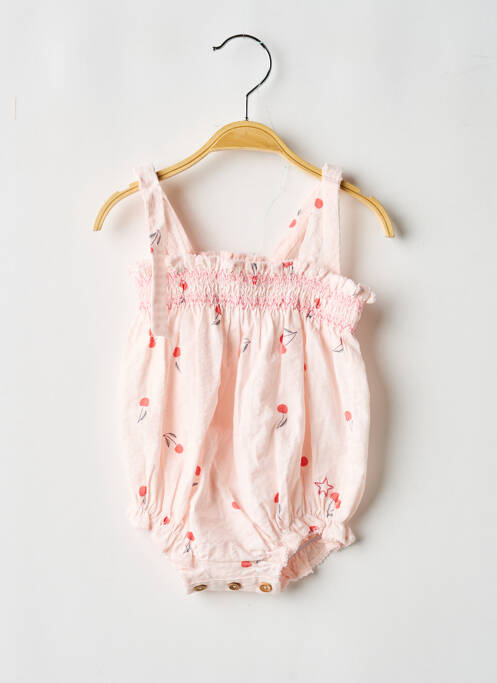 Barboteuse imprimé fantaisie rose TOCOTO VINTAGE fille