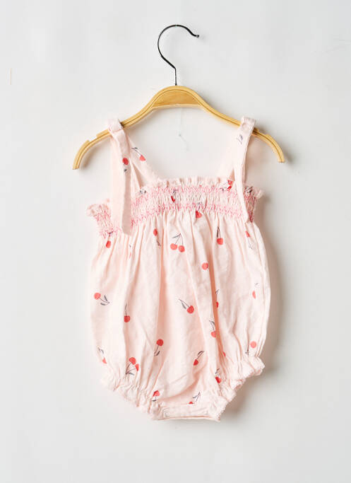 Barboteuse imprimé fantaisie rose TOCOTO VINTAGE fille