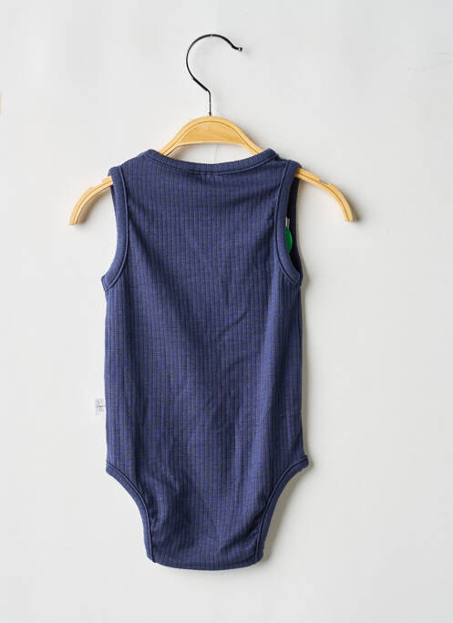 Body lingerie fermeture pressionnée à l'entrejambe bleu LÄSSIG enfant
