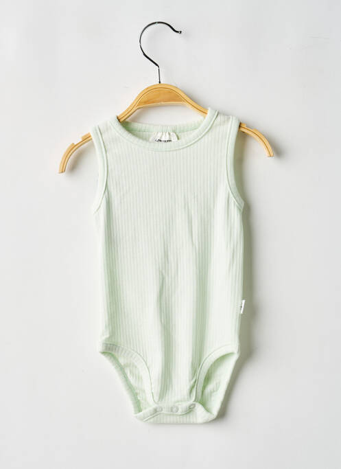 Body lingerie fermeture pressionnée à l'entrejambe vert LÄSSIG enfant