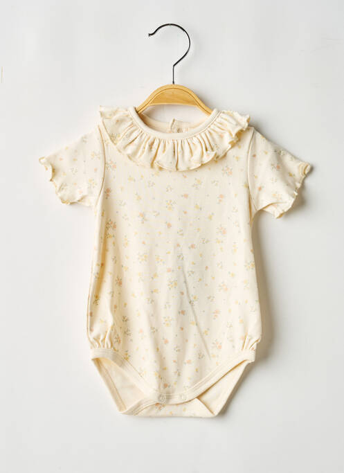 Body lingerie imprimé fantaisie beige UAUA fille