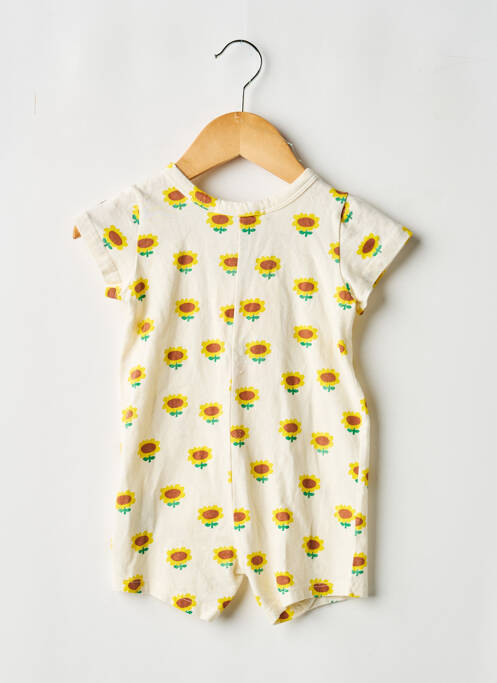 Combishort col rond manches courtes beige BOBO CHOSES fille