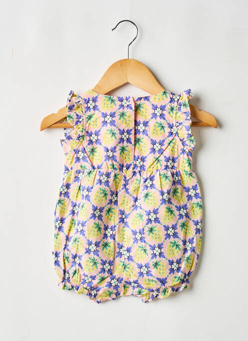 Combi-pantalon resserrée sur le bas manches courtes rose MOLO fille