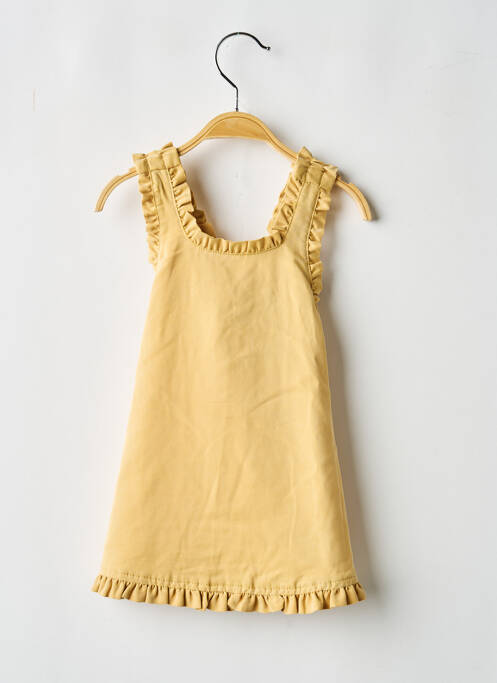 Robe mi-longue sans manche sans manche beige DONSJE fille