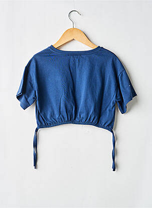 Top manches courtes manches courtes bleu PLEASE fille