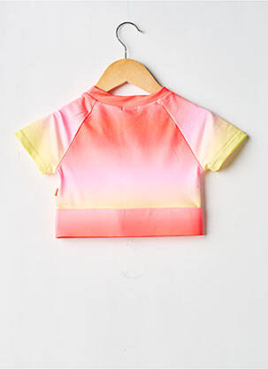 Top coupe cintrée manches courtes orange BILLIEBLUSH fille