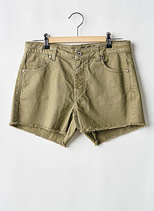 Short stretch taille ajustable vert DIXIE fille