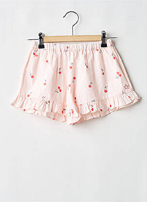 Short taille normale taille élastique rose TOCOTO VINTAGE fille