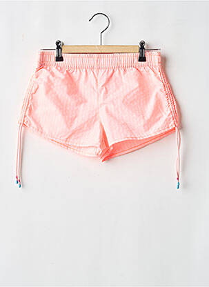 Short taille normale taille élastique orange LISON fille