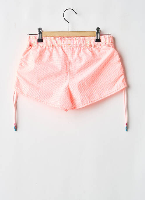Short taille normale taille élastique orange LISON fille