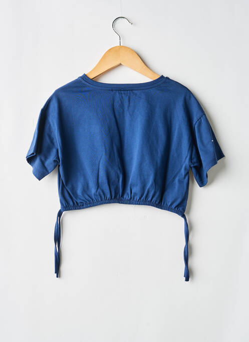 Top manches courtes manches courtes bleu PLEASE fille