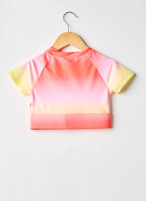 Top coupe cintrée manches courtes orange BILLIEBLUSH fille