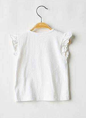 T-shirt stretch manches courtes beige NOUKIE'S fille