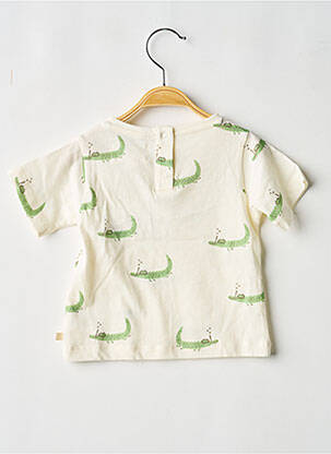 T-shirt fermeture pressionnée manches longues beige LES PETITES CHOSES garçon