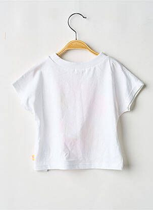 T-shirt stretch manches courtes blanc BILLIEBLUSH fille