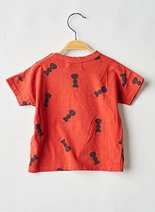T-shirt imprimé fantaisie manches courtes orange BOBO CHOSES garçon