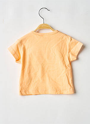 T-shirt stretch manches courtes orange ARSENE ET LES PIPELETTES garçon
